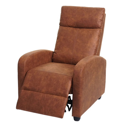 Cosmo Casa - Tv-fauteuil - Verstelbaar - Textiel - Vintage suède