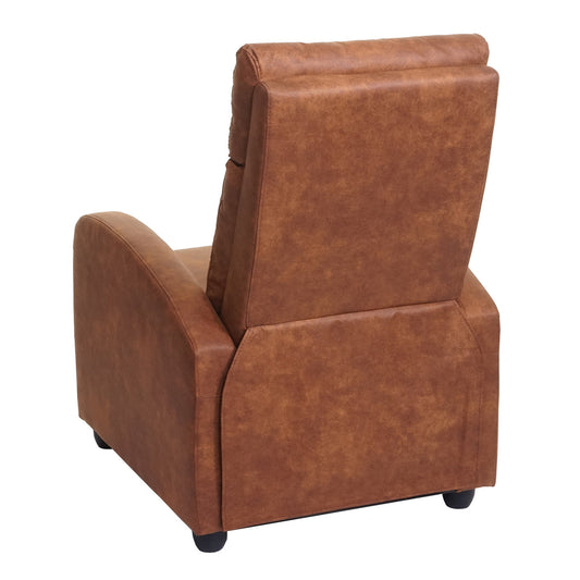 Cosmo Casa - Tv-fauteuil - Verstelbaar - Textiel - Vintage suède