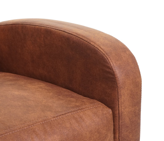 Cosmo Casa - Tv-fauteuil - Verstelbaar - Textiel - Vintage suède