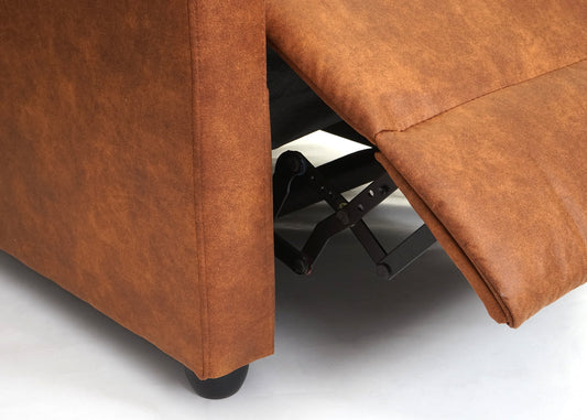 Cosmo Casa - Tv-fauteuil - Verstelbaar - Textiel - Vintage suède