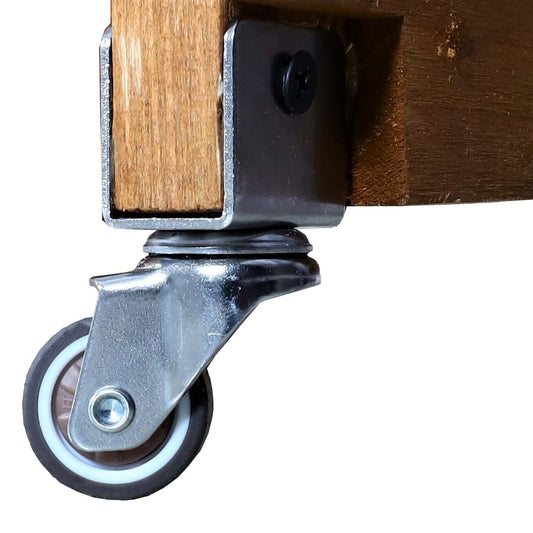 Cosmo Casa - Apparatuurloods & Apparatuurkast - Gebeitst Hout - Natuurlijke Kleur - 180×250×93 cm