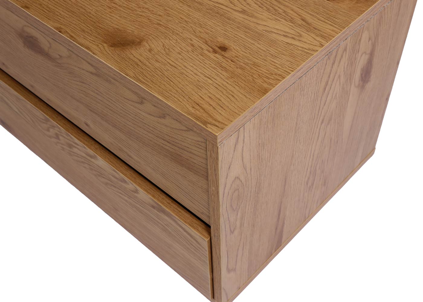 Cosmo Casa - Tv-rek - Lade - MDF - Eikenlook - 42×140×40 cm