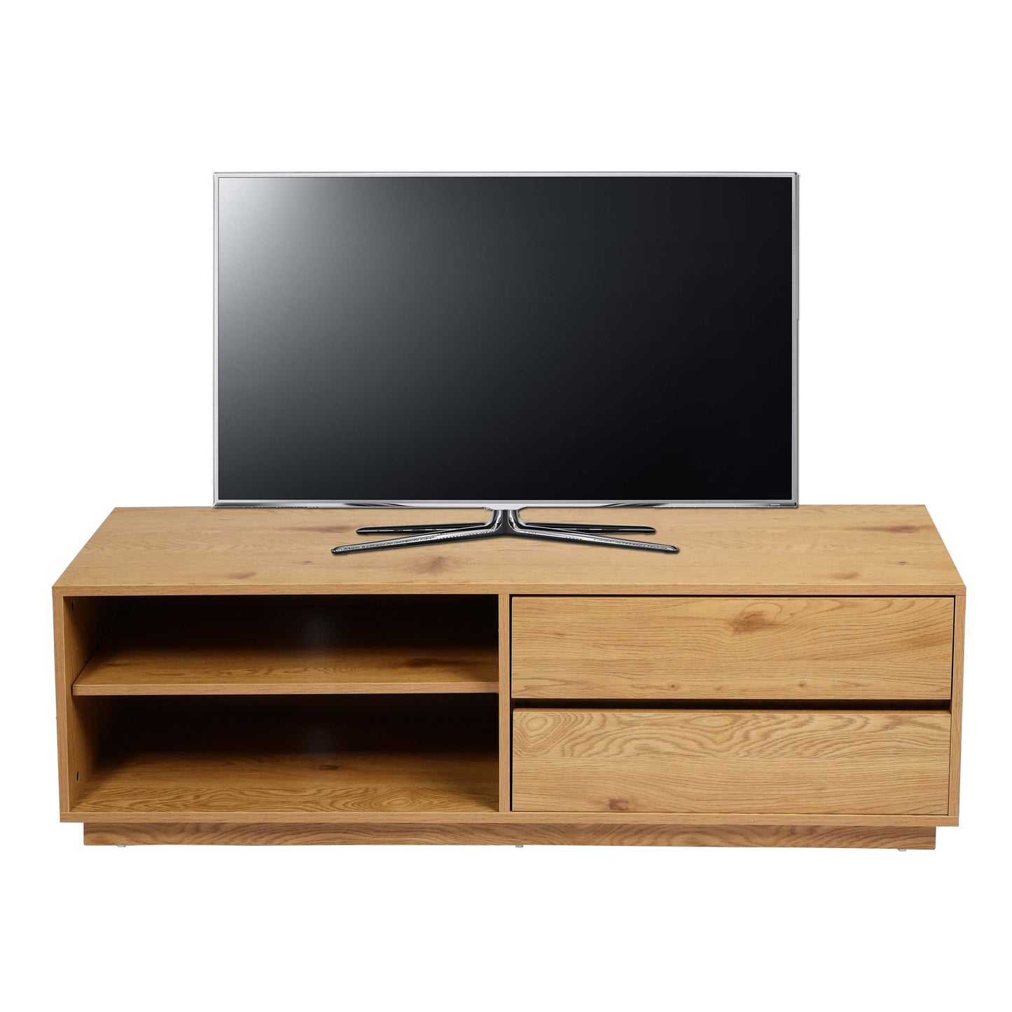 Cosmo Casa - Tv-rek - Lade - MDF - Eikenlook - 42×140×40 cm