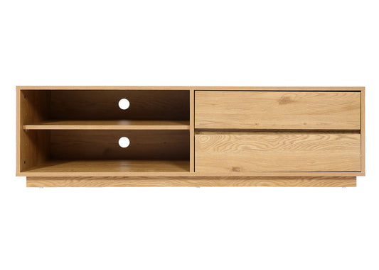 Cosmo Casa - Tv-rek - Lade - MDF - Eikenlook - 42×140×40 cm