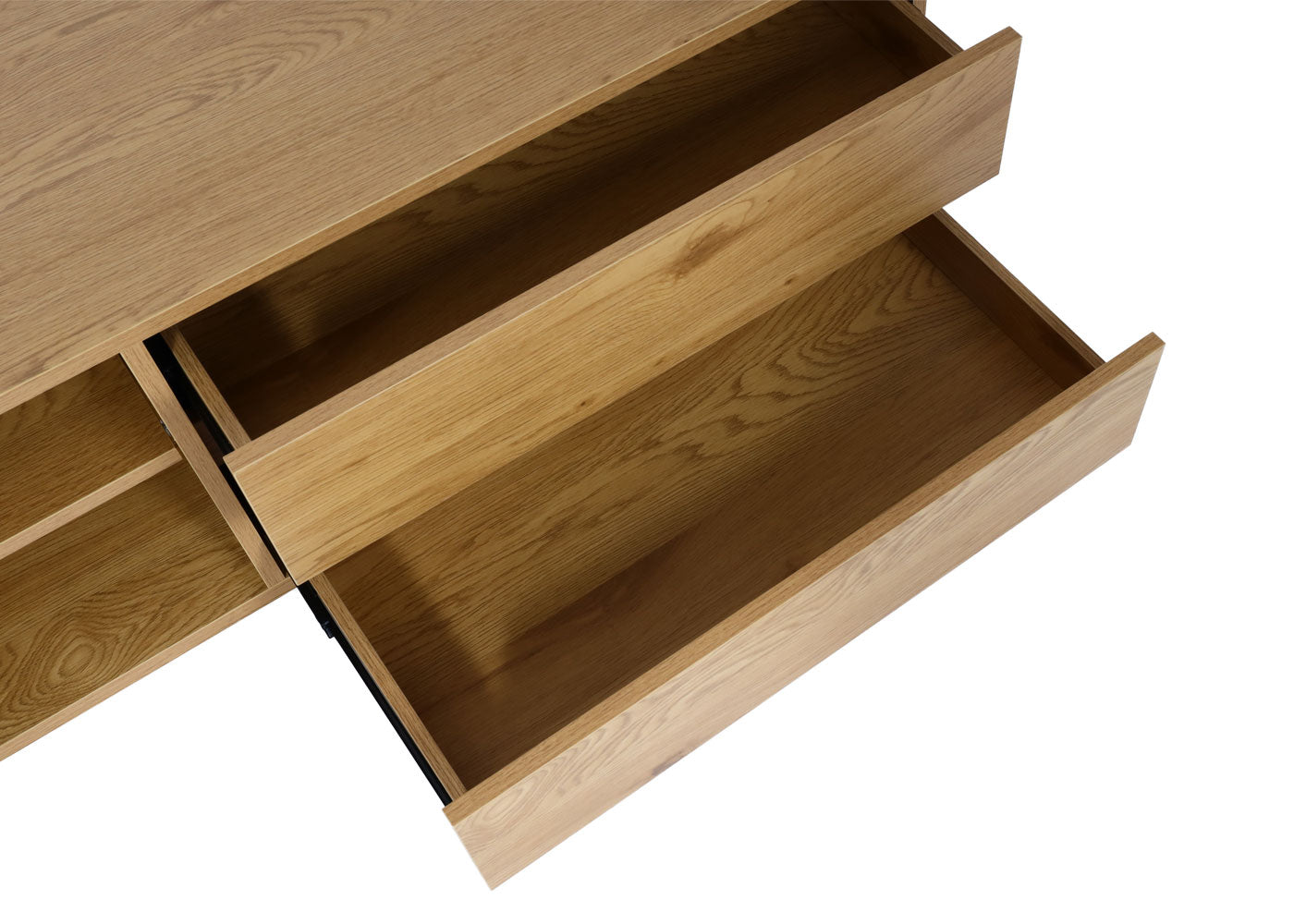 Cosmo Casa - Tv-rek - Lade - MDF - Eikenlook - 42×140×40 cm