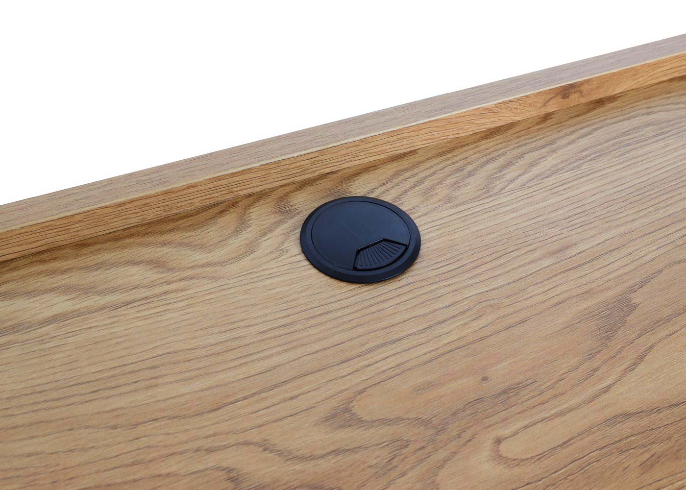 Cosmo Casa - Bureau - Met lade - MDF & Metaal - Eikenlook - 78×121×60 cm