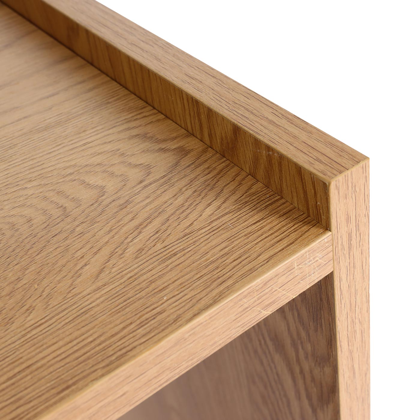 Cosmo Casa - Bureau - Met lade - MDF & Metaal - Eikenlook - 78×121×60 cm