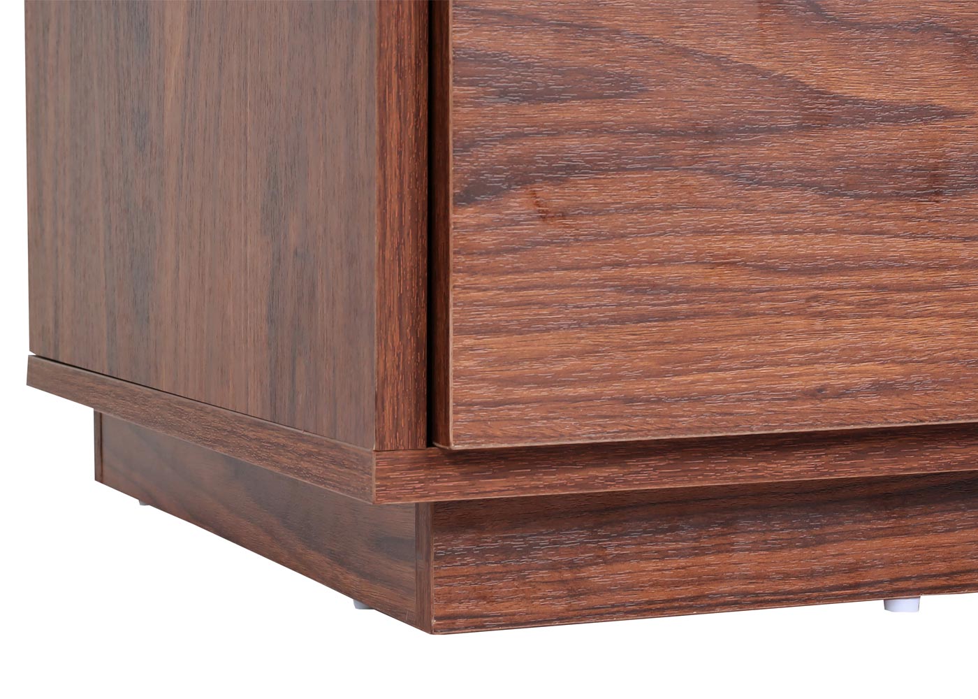 Cosmo Casa - Bureau - Met lade - MDF & Metaal - Walnootlook - 78×121×60 cm