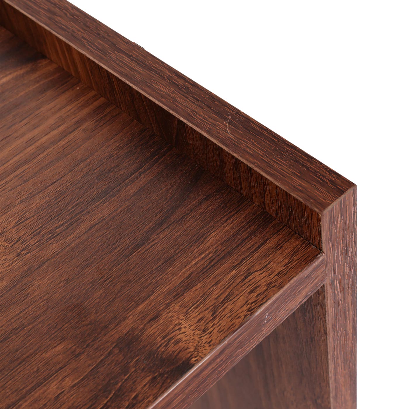 Cosmo Casa - Bureau - Met lade - MDF & Metaal - Walnootlook - 78×121×60 cm