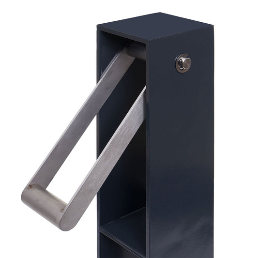 Cosmo Casa - Fietsbeugel - Gepoedercoat - Staal - Antraciet - 96×24×10 cm