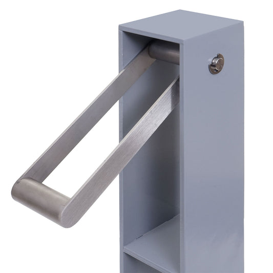 Cosmo Casa - Fietsbeugel - Gepoedercoat - Staal - Grijs - 96×24×10 cm