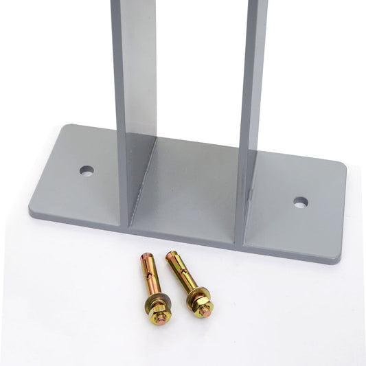 Cosmo Casa - Fietsbeugel - Gepoedercoat - Staal - Grijs - 96×24×10 cm