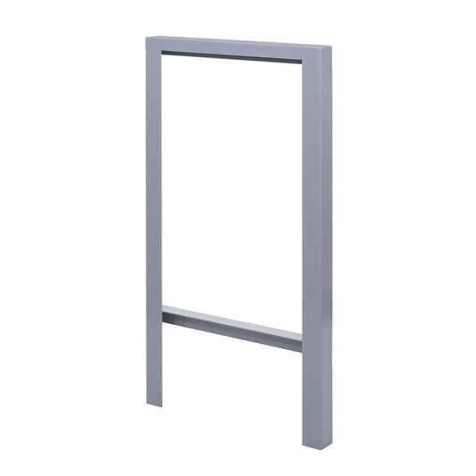 Cosmo Casa - Fietsframe - Gepoedercoat - Staal - Grijs - 115×60×6 cm