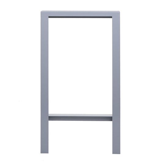 Cosmo Casa - Fietsframe - Gepoedercoat - Staal - Grijs - 115×60×6 cm
