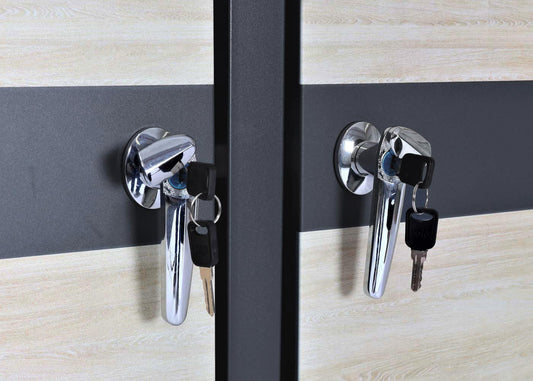 Cosmo Casa - Set van 2 Vuilnisbakbekleding - Uitbreidbaar - Metaal - Beukenhoutlook - Lichtbruin