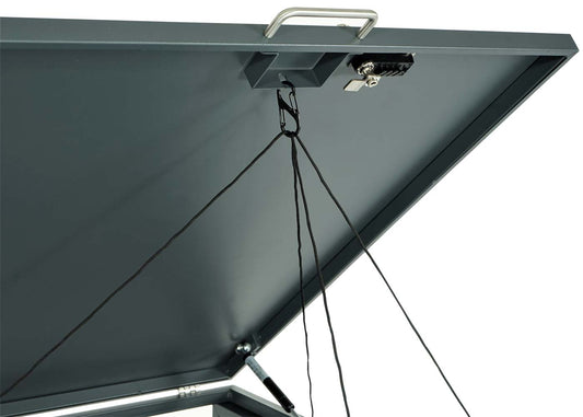 Cosmo Casa - Vuilnisbakbekleding - 1-delig - Metaal & Kersenhoutlook - Donkerbruin