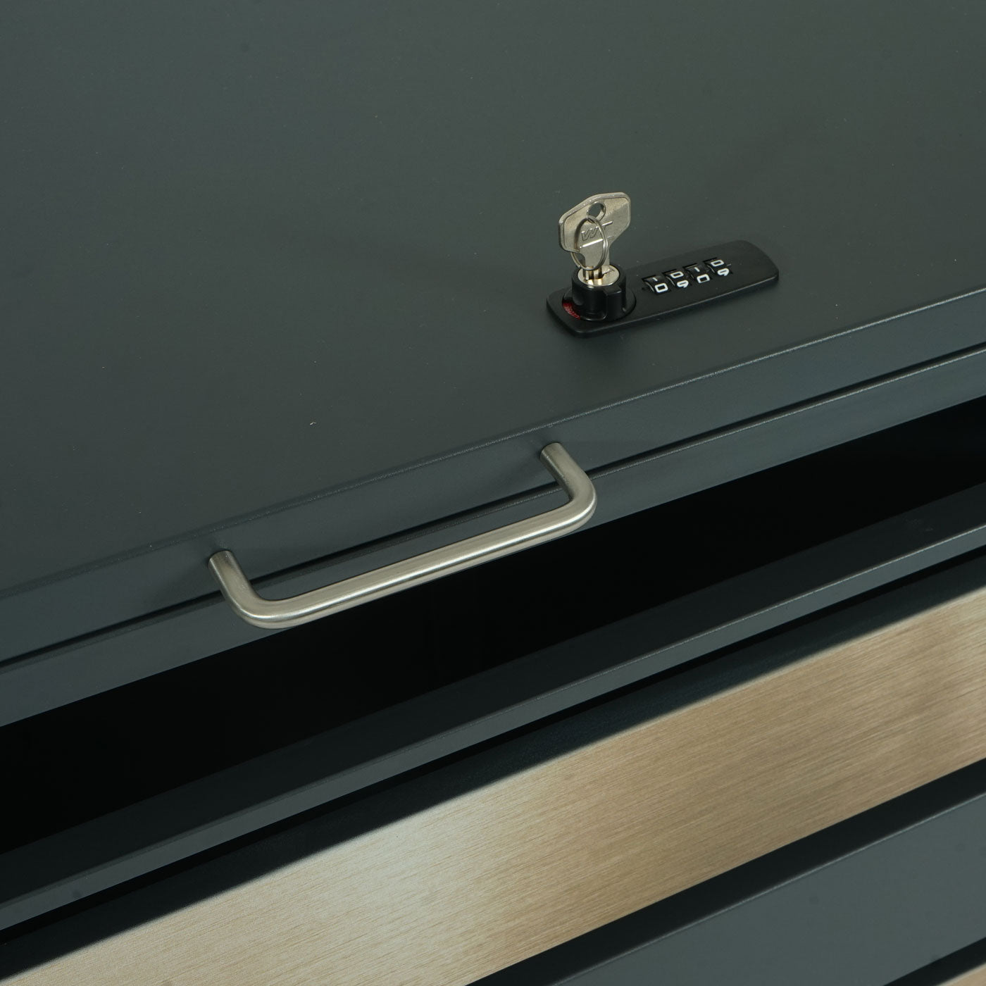 Cosmo Casa - Vuilnisbakbekleding - 1-delig - Metaal & Goudlook - Antraciet