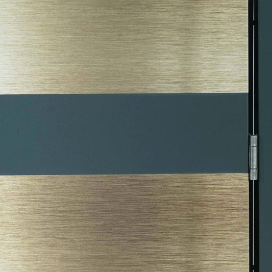 Cosmo Casa - Vuilnisbakbekleding - Uitbreidbaar - Metaal - Antraciet & Goud