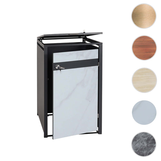 Cosmo Casa - Vuilnisbakbekleding - Uitbreidbaar - Metaal - Antraciet - 32 kg