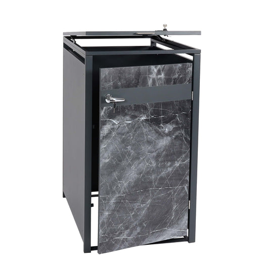 Cosmo Casa - Vuilnisbakbekleding - Uitbreidbaar - Metaal - Antraciet