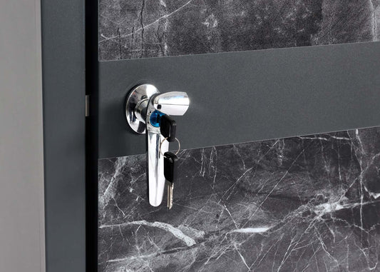 Cosmo Casa - Vuilnisbakbekleding - Uitbreidbaar - Metaal - Antraciet