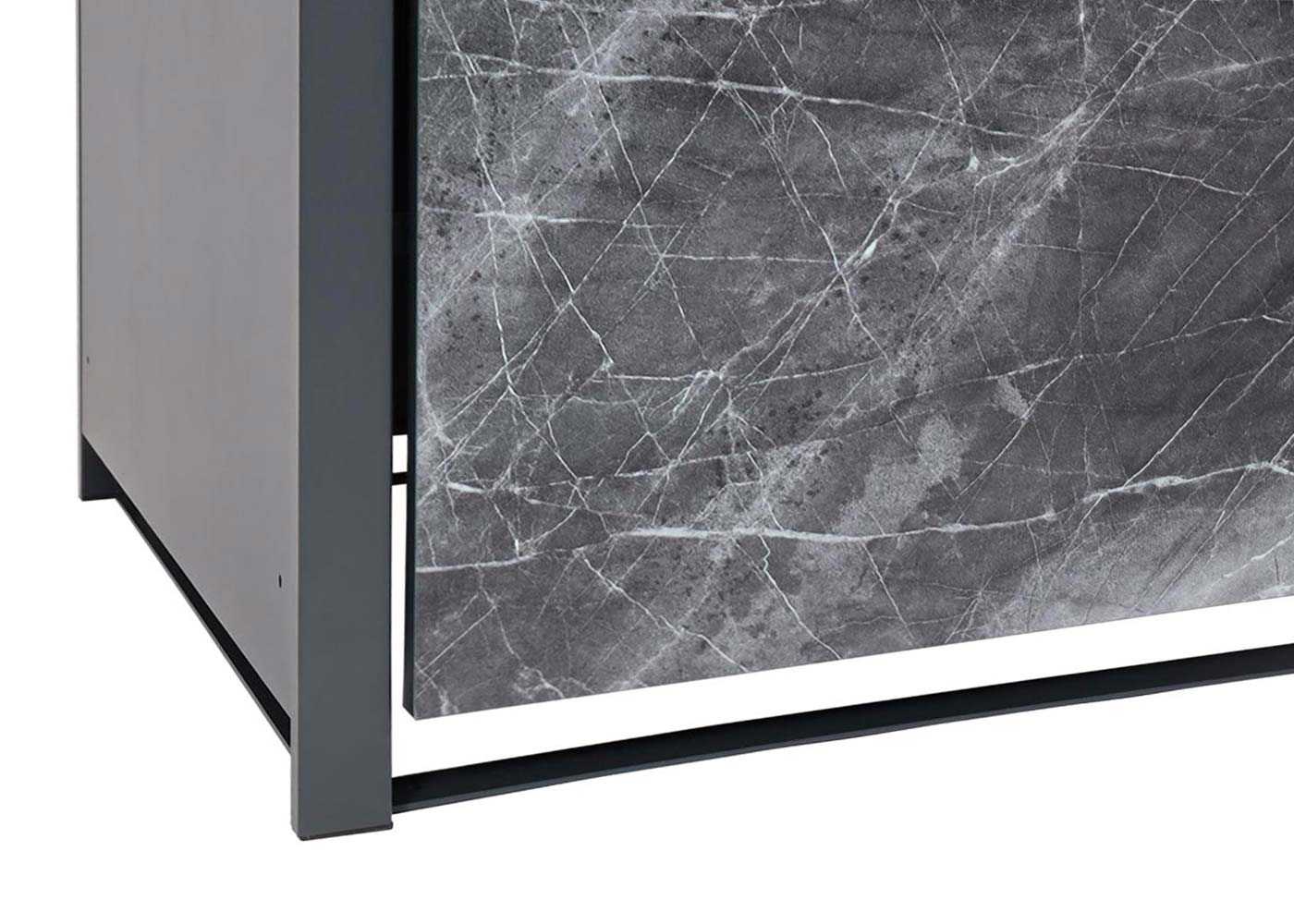 Cosmo Casa - Vuilnisbakbekleding - Uitbreidbaar - Metaal - Antraciet