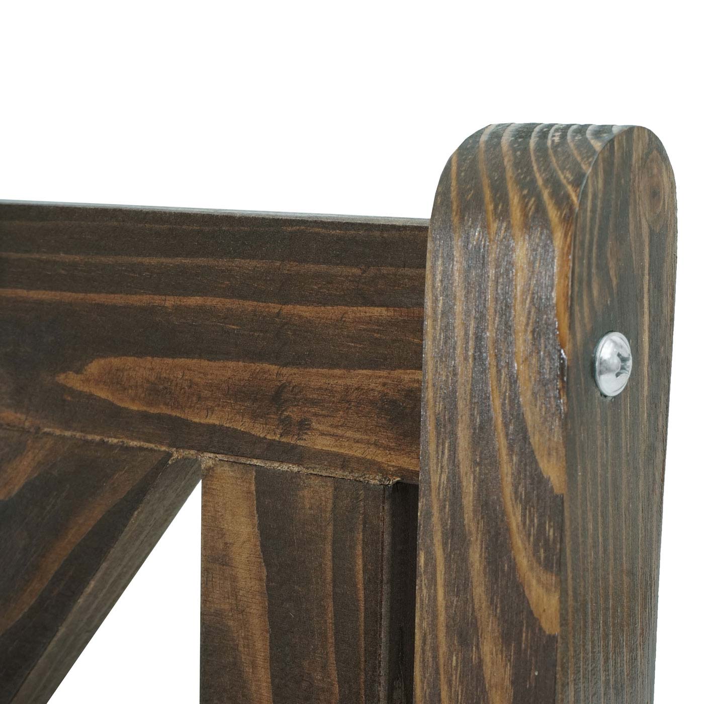 Cosmo Casa - Tuinbank - 3-zits - Hout - Donkerbruin - 160 cm