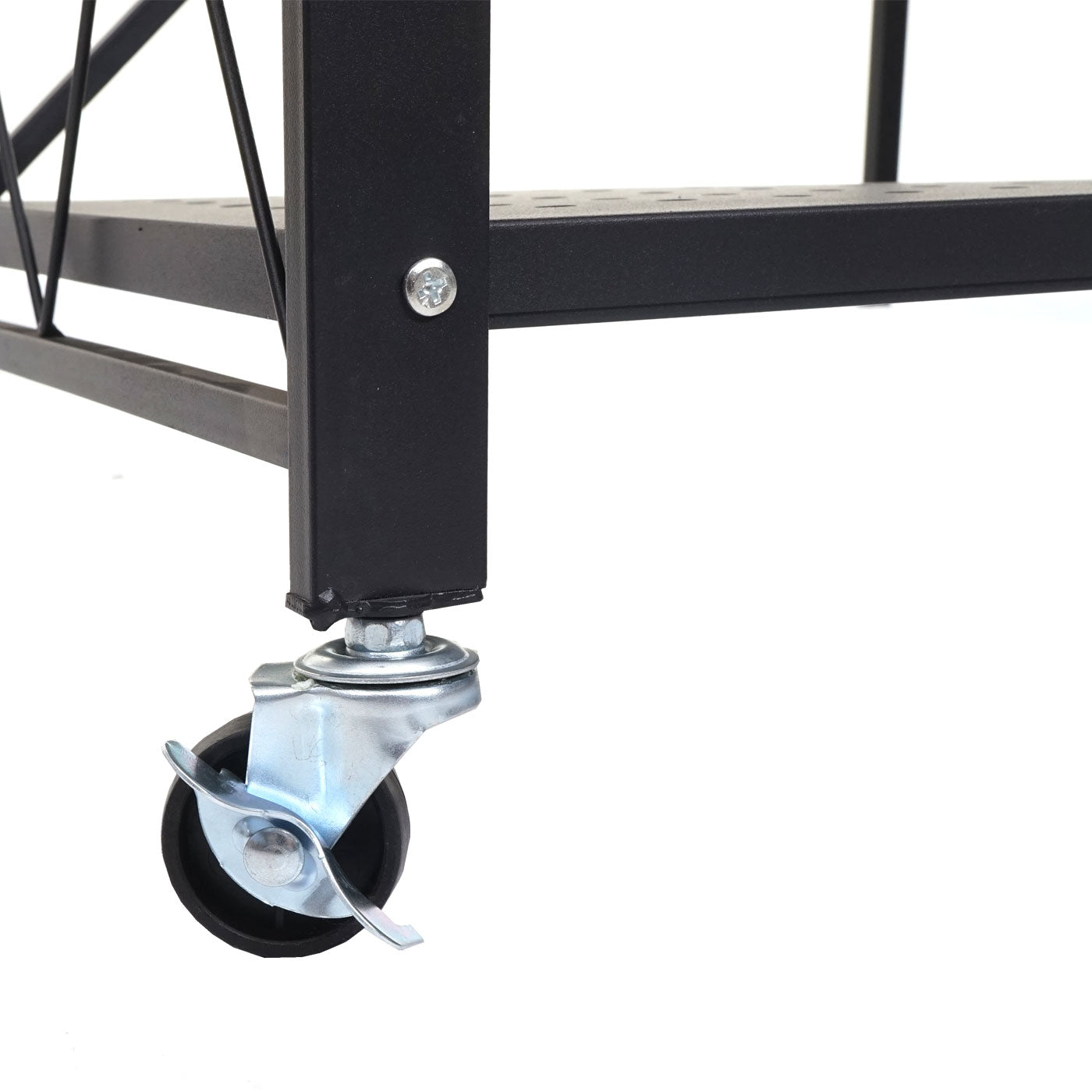 Cosmo Casa - Plank - Opvouwbaar - Staal - Zwart - 3 niveaus