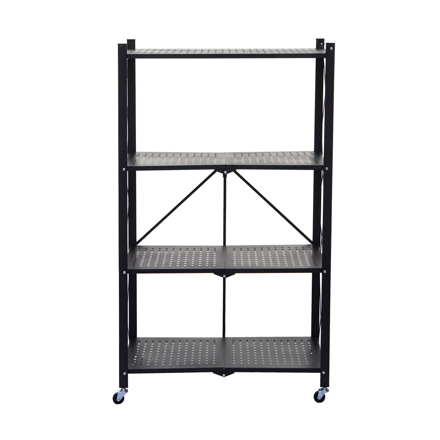 Cosmo Casa - Plank - 4 niveaus - Staal - Zwart