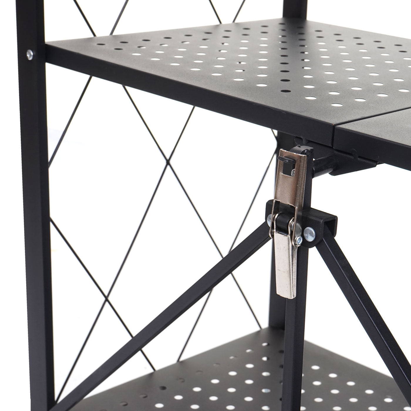 Cosmo Casa - Plank - 4 niveaus - Staal - Zwart