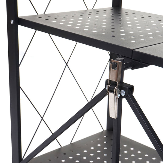 Cosmo Casa - Plank - 4 niveaus - Staal - Zwart