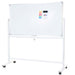 Cosmo Casa - Whiteboard - Magnetisch Memobord op Wielen - Inclusief Accessoires - 180x100cm