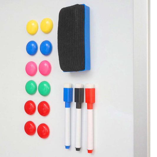 Cosmo Casa - Whiteboard - Magnetisch Memobord op Wielen - Inclusief Accessoires - 180x100cm