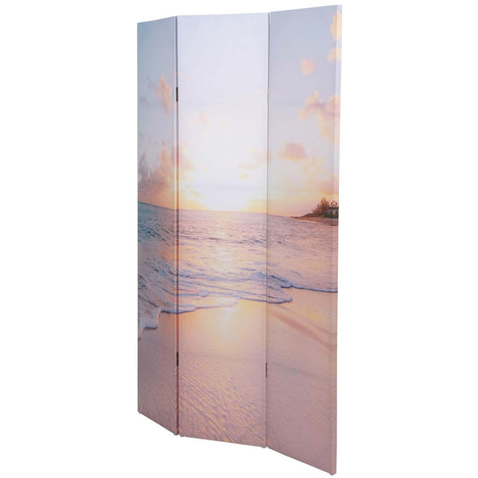 Cosmo Casa - Fotoscherm - Privacyscherm - Textiel - Oceaan - 180×121 cm