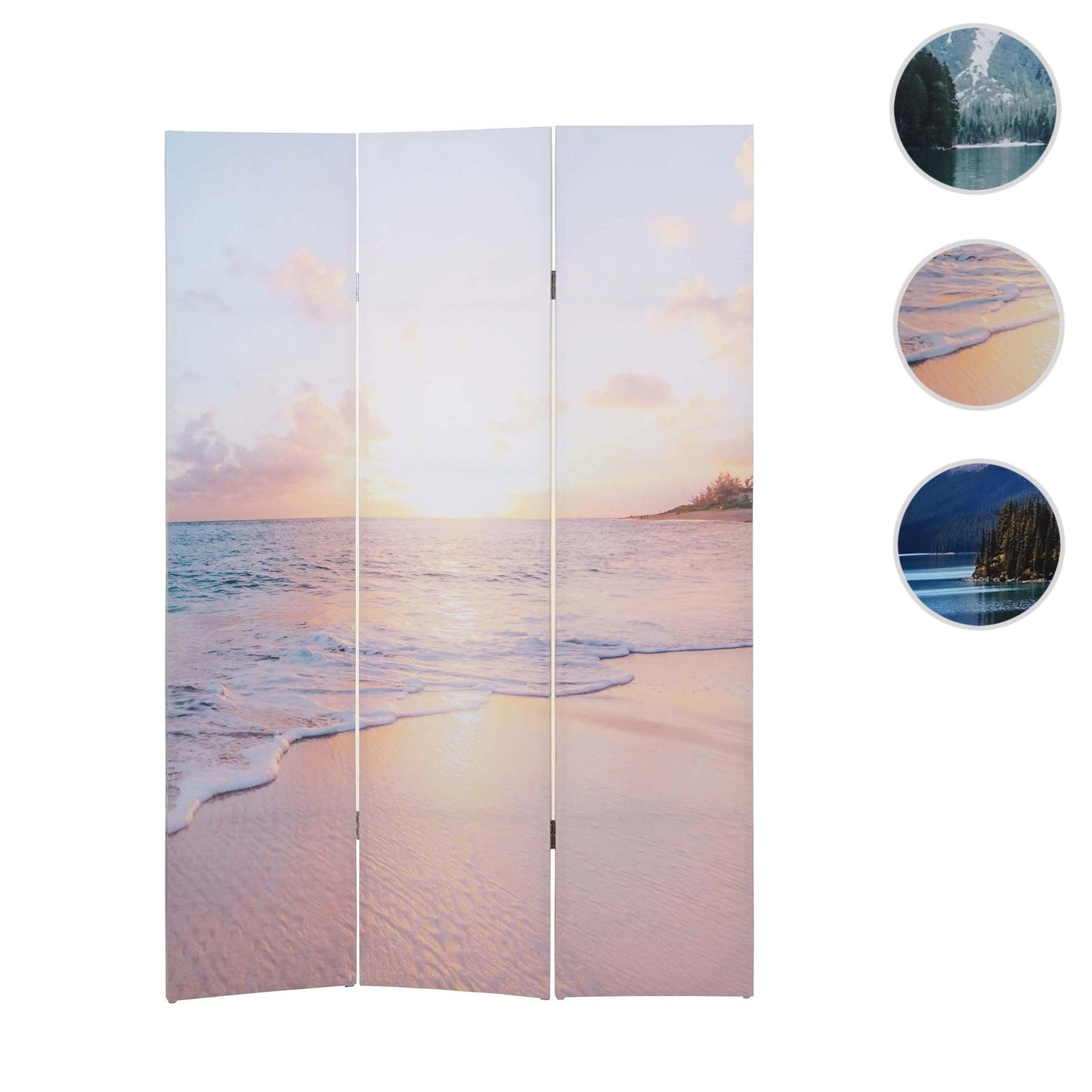 Cosmo Casa - Fotoscherm - Privacyscherm - Textiel - Oceaan - 180×121 cm