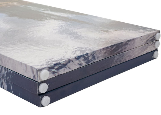 Cosmo Casa - Fotoscherm - Privacyscherm - Textiel - Meer - 180×121 cm