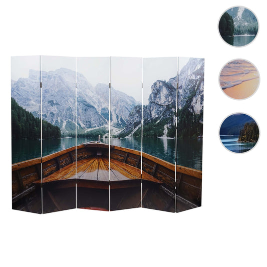 Cosmo Casa - Fotoscherm - Privacyscherm - Textiel - Boot - 180×244 cm