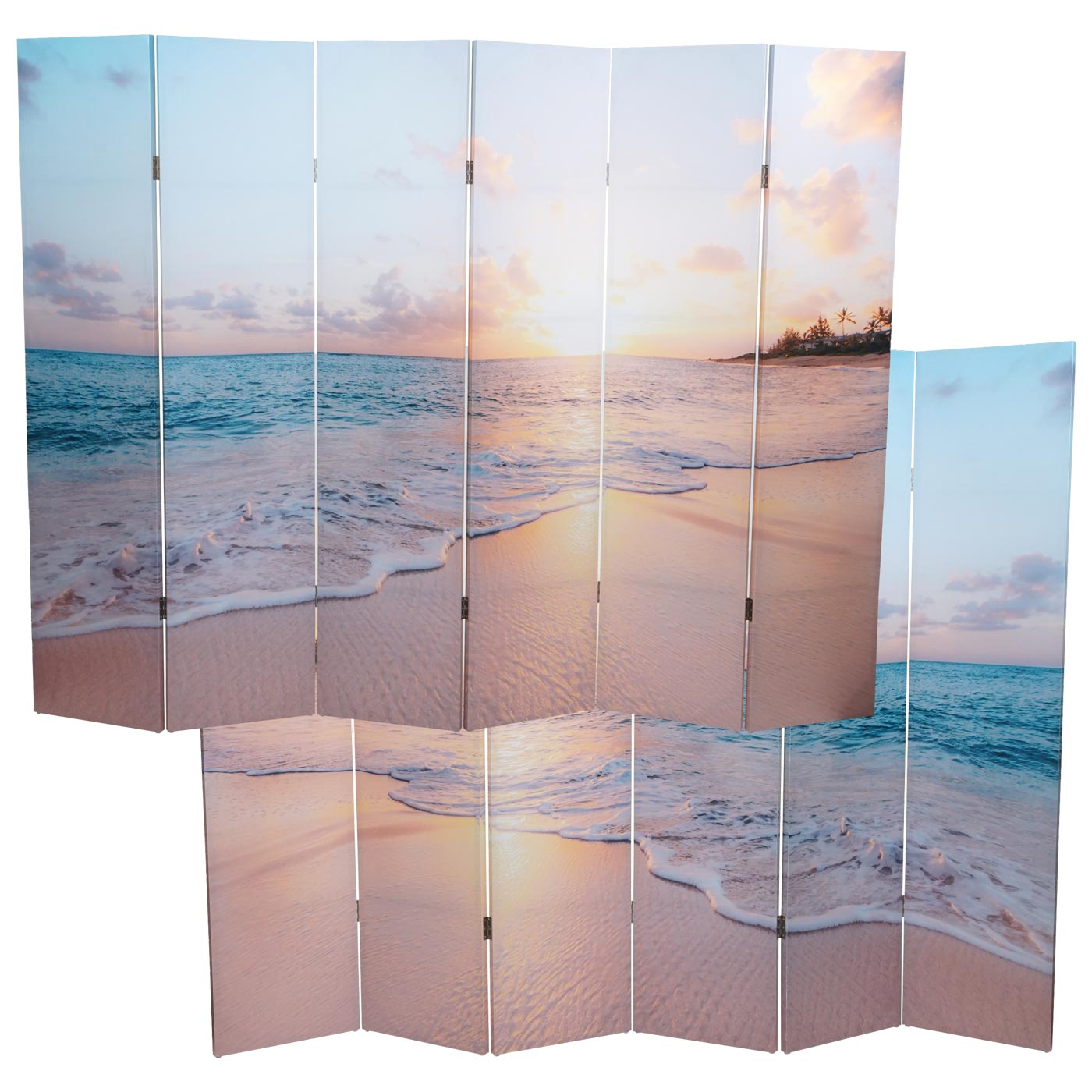 Cosmo Casa - Fotoscherm - Privacyscherm - Textiel - Oceaan - 180×244 cm