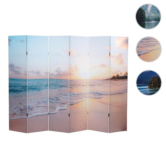 Cosmo Casa - Fotoscherm - Privacyscherm - Textiel - Oceaan - 180×244 cm