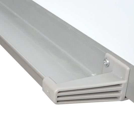 Cosmo Casa - Whiteboard - Uitschuifbaar Magnetisch Memobord & Prikbord - Verrijdbaar & Oprolbaar - 167×186 cm