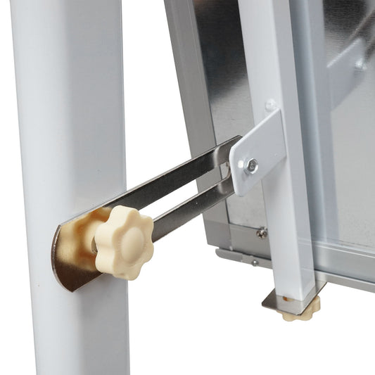 Cosmo Casa - Whiteboard - Uitschuifbaar Magnetisch Memobord & Prikbord - Verrijdbaar & Oprolbaar - 167×186 cm