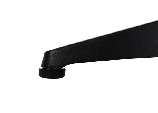 Cosmo Casa - Tuintafel - Bistrotafel met Buitencoating - Aluminium Houtlook - Zwart & Grijs