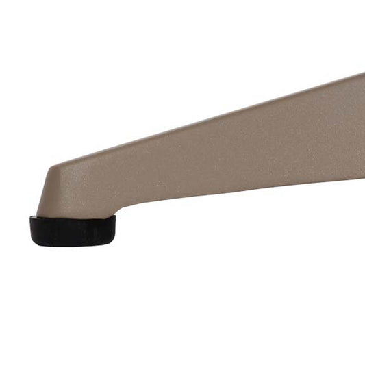 Cosmo Casa - Tuintafel - Bistrotafel met Buitencoating - Aluminium Houtlook - Champagne & Grijs