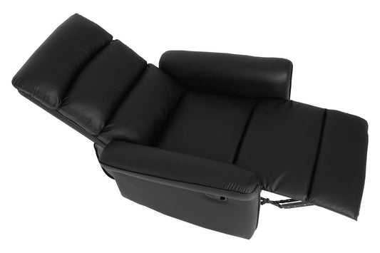 Cosmo Casa - TV-Fauteuil - Verstelbaar - Kunstleer - Zwart