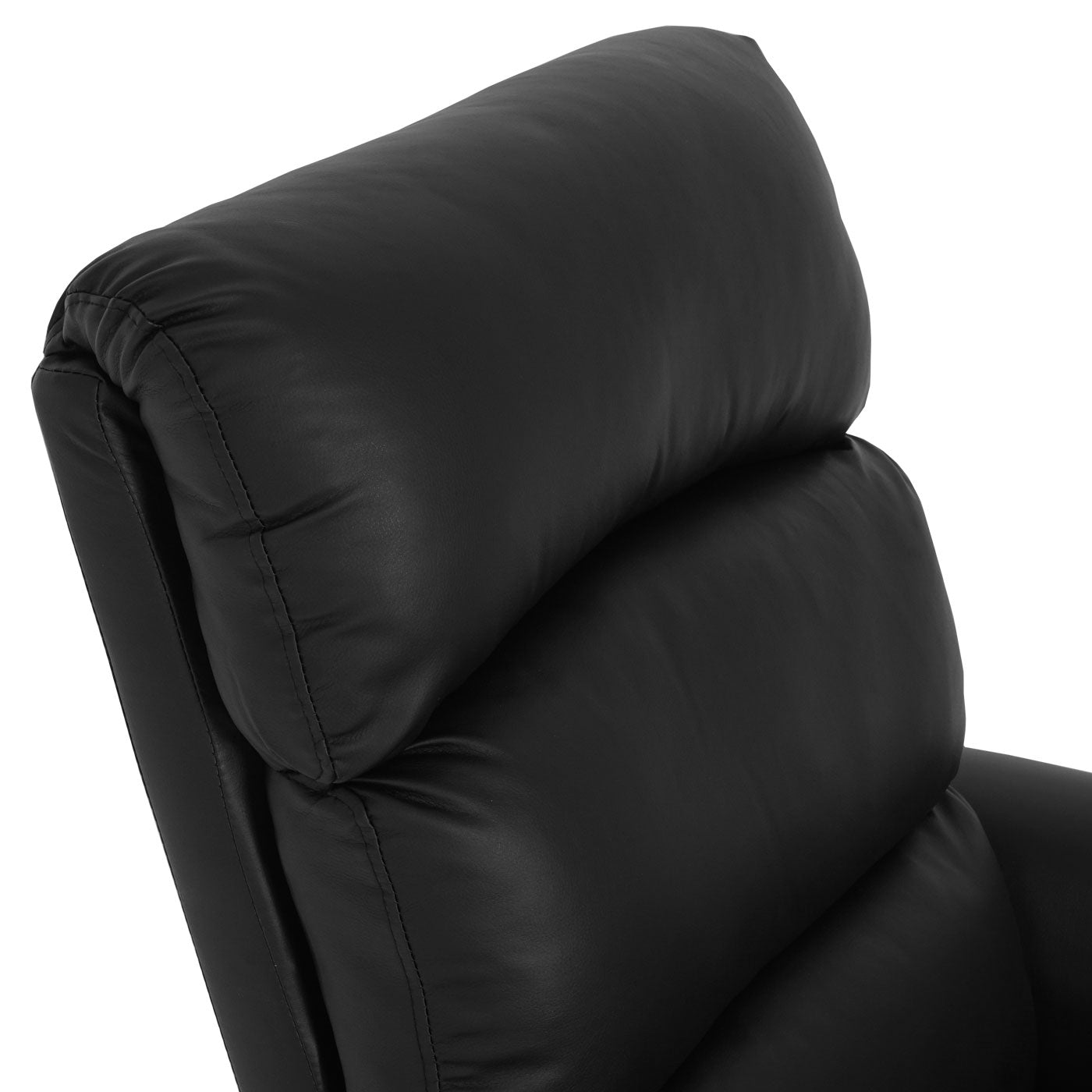 Cosmo Casa - TV-Fauteuil - Verstelbaar - Kunstleer - Zwart