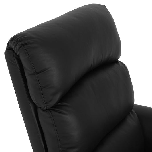 Cosmo Casa - TV-Fauteuil - Verstelbaar - Kunstleer - Zwart