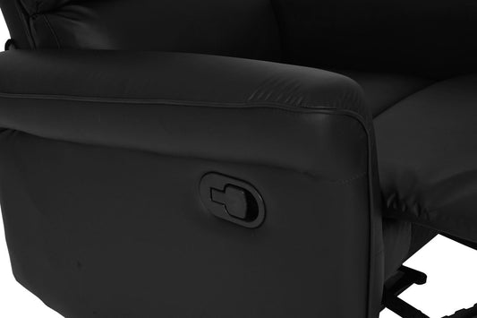 Cosmo Casa - TV-Fauteuil - Verstelbaar - Kunstleer - Zwart