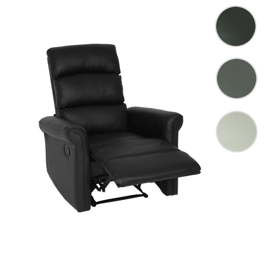 Cosmo Casa - TV-Fauteuil - Verstelbaar - Kunstleer - Zwart