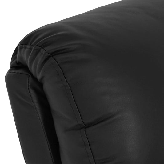 Cosmo Casa - TV-Fauteuil - Verstelbaar - Kunstleer - Zwart