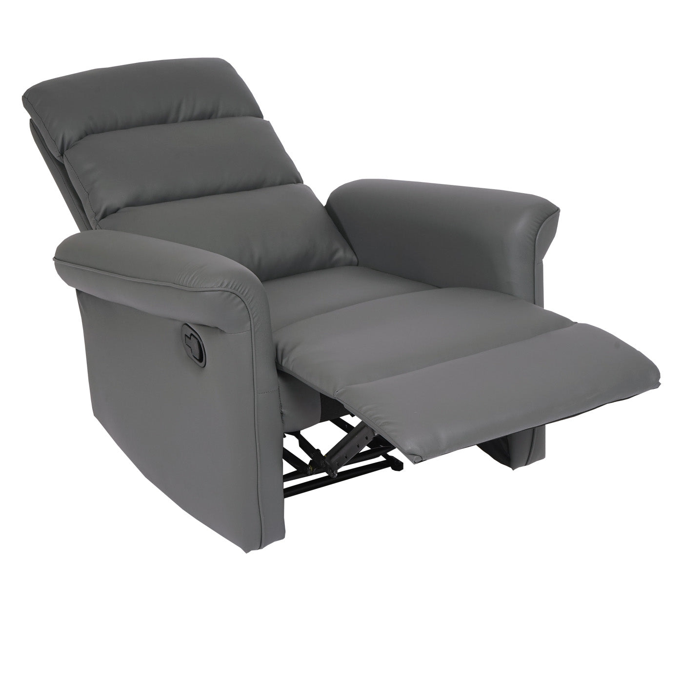 Cosmo Casa - TV-Fauteuil - Verstelbaar - Kunstleer - Grijs